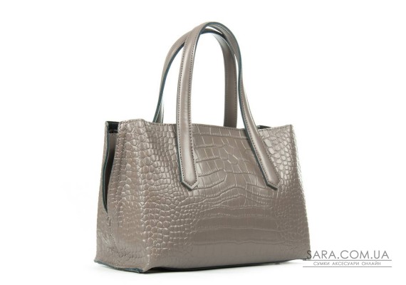 Сумка Шкіряна Жіноча Класична ALEX RAI 8815 khaki croco