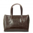 Сумка Шкіряна Жіноча Класична ALEX RAI 8815 brown croco