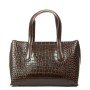 Сумка Шкіряна Жіноча Класична ALEX RAI 8815 brown croco