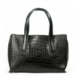 Сумка Шкіряна Жіноча Класична ALEX RAI 8815 black croco