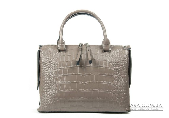 Сумка Шкіряна Жіноча Класична ALEX RAI 8542 khaki croco