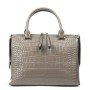 Сумка Шкіряна Жіноча Класична ALEX RAI 8542 khaki croco