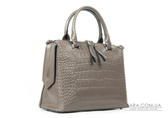 Сумка Шкіряна Жіноча Класична ALEX RAI 8542 khaki croco