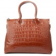 Сумка Шкіряна Жіноча Класична ALEX RAI 1561 soil yellow croco