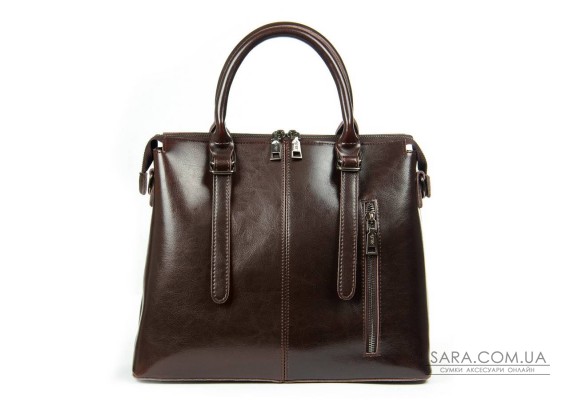 Сумка Шкіряна Жіноча Класична ALEX RAI 330 brown