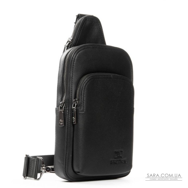 Сумка Чоловіча на плече шкіра BRETTON 7936-250 black Сумка Чоловіча на плече шкіра BRETTON 7936-250 black