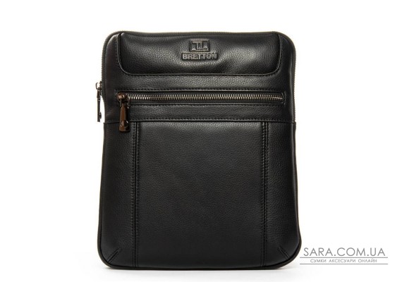 Сумка Шкіряна Чоловіча Планшет BRETTON 3862-3 black