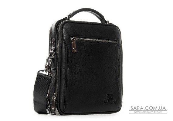 Сумка Шкіряна Чоловіча Планшет BRETTON 3890-4 black