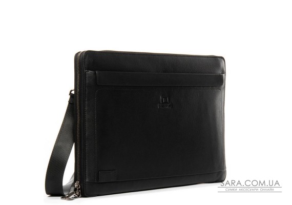 Сумка чоловіча папка шкіряна BRETTON 4935-6 black