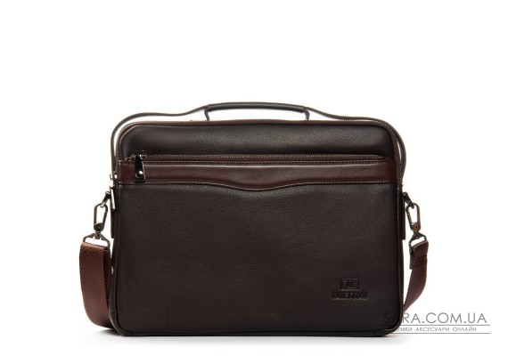 Сумка Чоловіча Портфель шкіра BRETTON 3707-8 brown