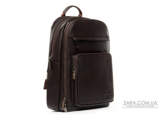 Рюкзак Шкіряний Міський BRETTON 1650-9 brown