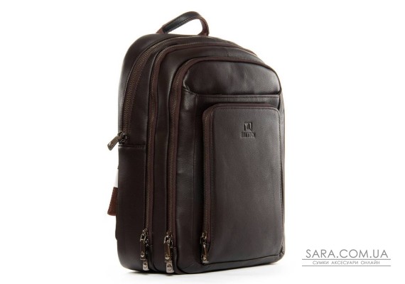 Рюкзак Шкіряний Міський BRETTON 1650-16 brown