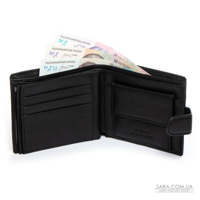 Гаманець шкіряний Чоловічий Classic DR. BOND M18055-1 black Гаманець шкіряний Чоловічий Classic DR. BOND M18055-1 black