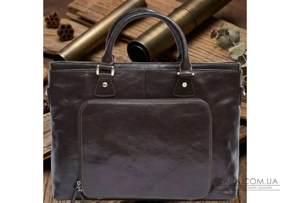 Жіночий діловий портфель Tony Perotti Italico 9625 moro (90442) Коричневий