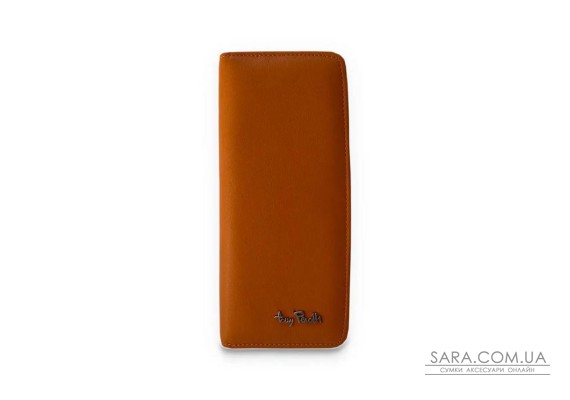 Жіночий гаманець з RFID-захистом із гладкої матової натуральної телячої шкіри Tony Perotti 21100_1 (2701z+rfid arancio) Помаранчевий