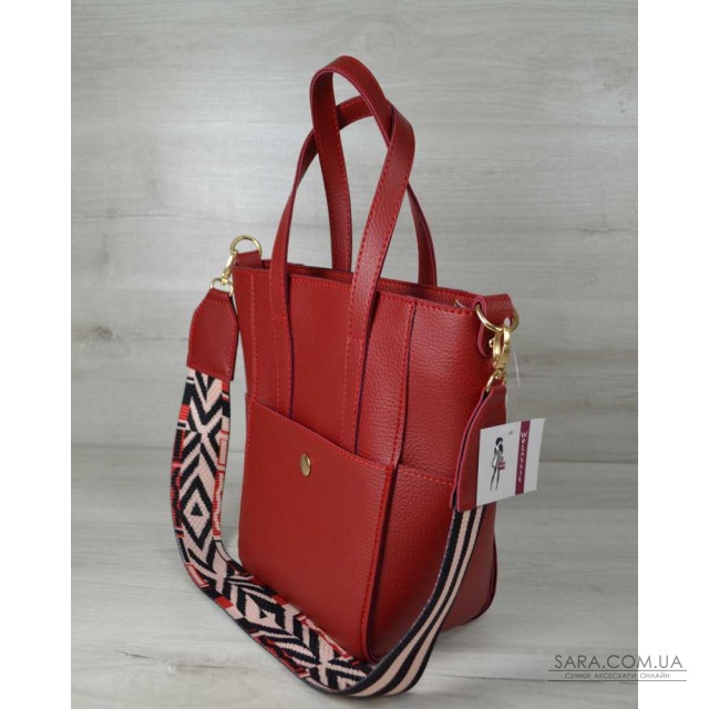 Молодежная женская сумка Милана красного цвета WeLassie дешево Молодежная женская сумка Милана красного цвета WeLassie дешево