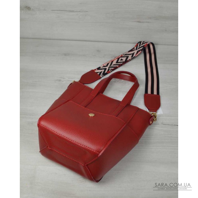 Молодежная женская сумка Милана красного цвета WeLassie дешево Молодежная женская сумка Милана красного цвета WeLassie дешево