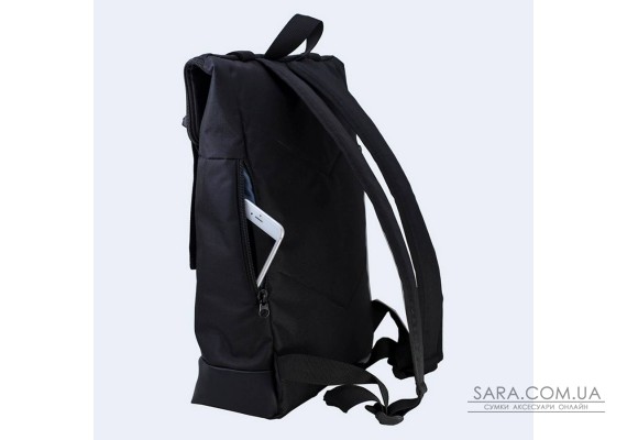 Черный рюкзак Rolltop medium TwinsStore