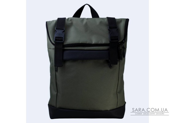 Зеленый рюкзак Rolltop medium TwinsStore