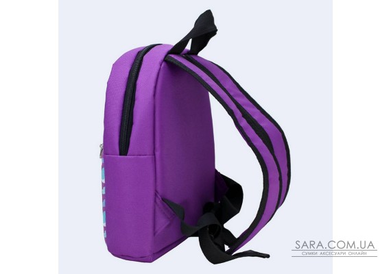 Детский фиолетовый рюкзак с единорогами TwinsStore