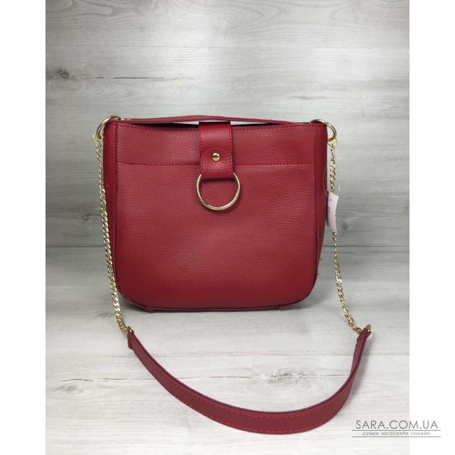 Молодіжна жіноча сумка Єва червоного кольору WeLassie дешево Молодіжна жіноча сумка Єва червоного кольору WeLassie дешево
