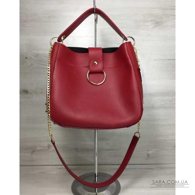 Молодіжна жіноча сумка Єва червоного кольору WeLassie дешево Молодіжна жіноча сумка Єва червоного кольору WeLassie дешево