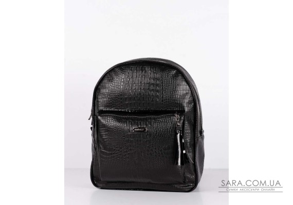 Рюкзак "MINI +" кроко, Чорний