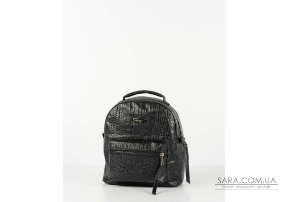 Рюкзак "SMALL" кроко, чёрный