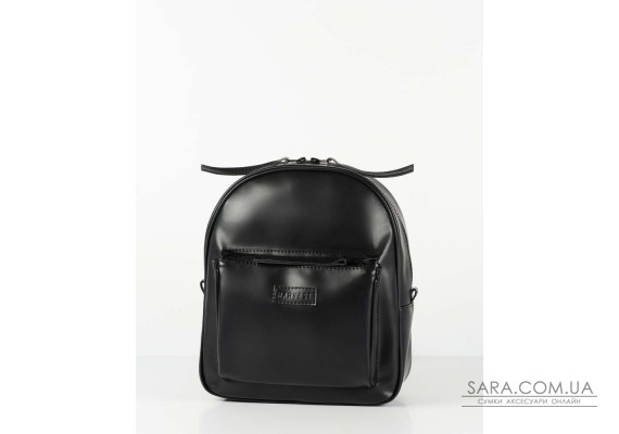 Рюкзак "MINI" матовий лак, чорний