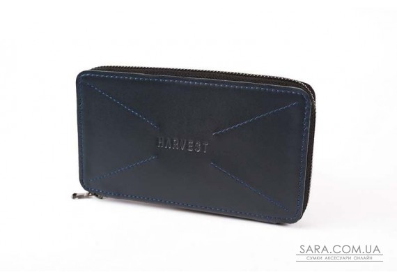 "Чоловічий гаманець на блискавці" BLUE