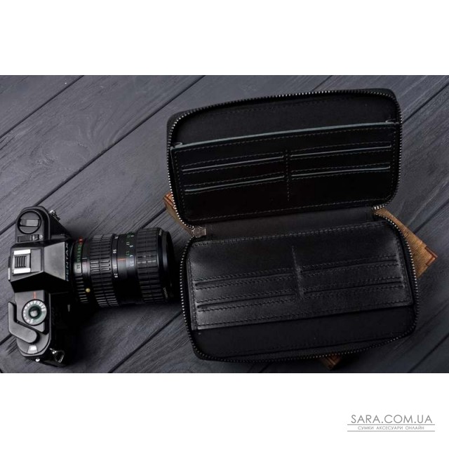 "Чоловічий гаманець на блискавці" BLACK дешево "Чоловічий гаманець на блискавці" BLACK дешево