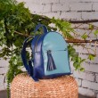Рюкзак кожаный Milashka Синий/Голубой 917098/92 Babak