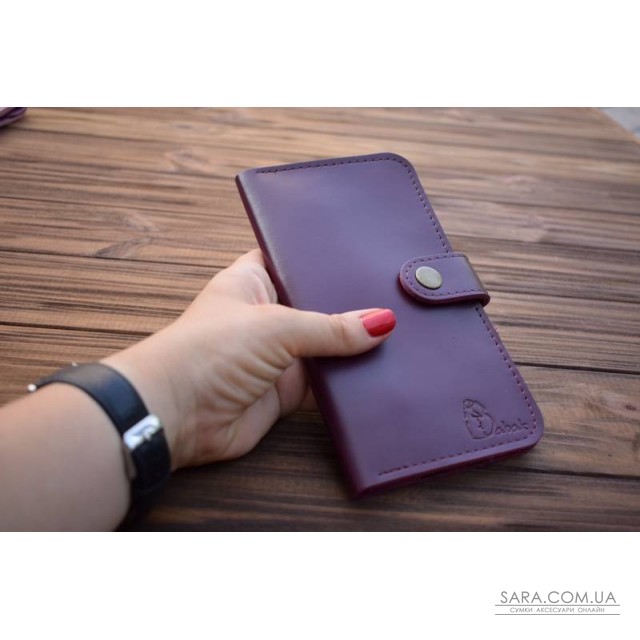 Портмоне кожаное БОРДОВОЕ 129 129094 Babak дешево. Handmade Портмоне кожаное БОРДОВОЕ 129 129094 Babak дешево. Handmade