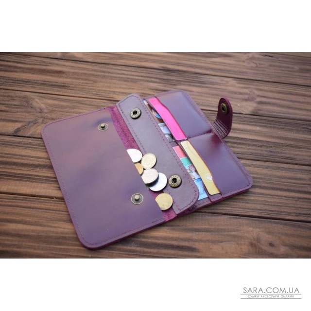 Портмоне кожаное БОРДОВОЕ 129 129094 Babak дешево. Handmade Портмоне кожаное БОРДОВОЕ 129 129094 Babak дешево. Handmade