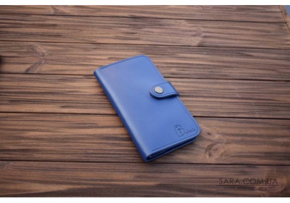 Портмоне кожаное СИНИЕ129 129098 Babak