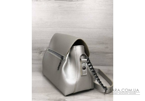 Молодіжна сумка Софі срібного кольору WeLassie