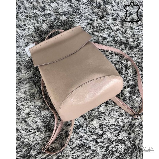 Кожаный молодежный сумка-рюкзак пудрового цвета WeLassie дешево Кожаный молодежный сумка-рюкзак пудрового цвета WeLassie дешево