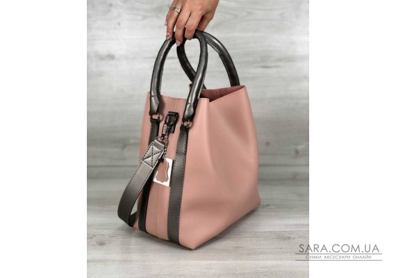 Молодіжна жіноча сумка Леора персикового кольору WeLassie