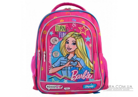 Шкільний рюкзак 1 Вересня 12,5 л для дівчаток S-22 «Barbie» (556335)