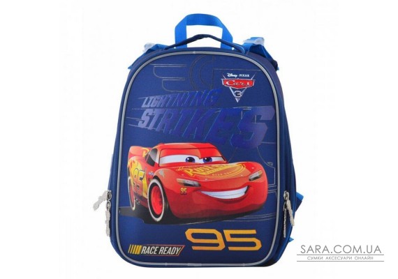 Шкільний каркасний рюкзак 1вересня 15 л для хлопчиків H-25 «Cars» (555368)