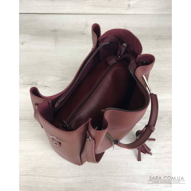 Молодіжна сумка Рамона бордового кольору WeLassie дешево Молодіжна сумка Рамона бордового кольору WeLassie дешево