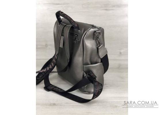 Молодежный  сумка-рюкзак Angelo металлик WeLassie