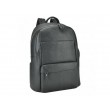 Черный кожаный мужской рюкзак Tiding Bag B3-161A