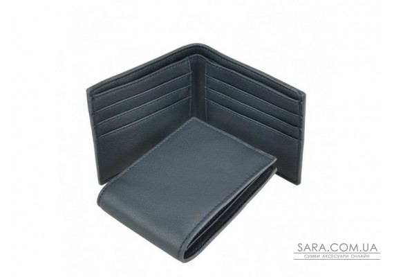 Синє шкіряне чоловіче портмоне Tiding Bag SM4-001BL