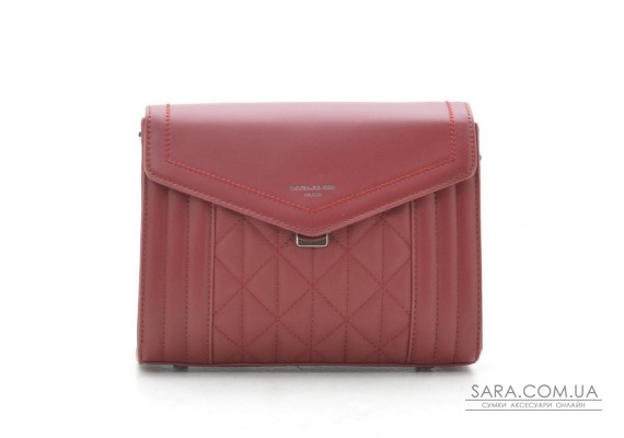 Клатч David Jones 6142-1T dark red