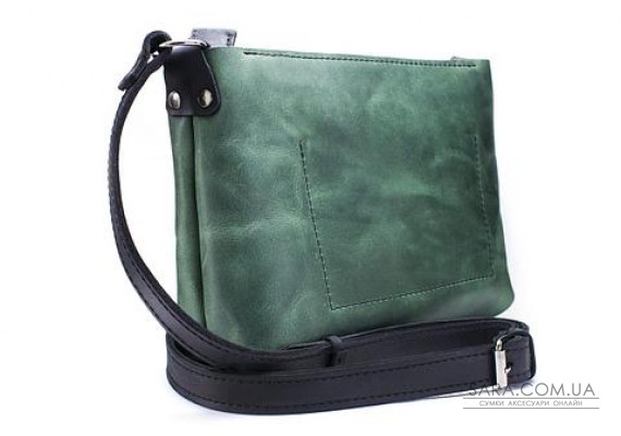 Жіноча сумка з натуральної шкіри Bossy Зелена