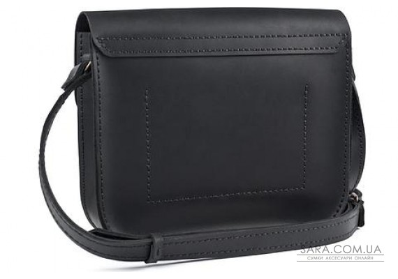Жіноча сумка з натуральної шкіри Handy Чорна