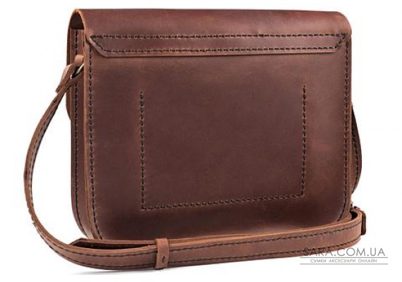 Жіноча сумка з натуральної шкіри Handy Коньяк