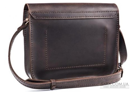 Жіноча сумка з натуральної шкіри Handy Шоколад