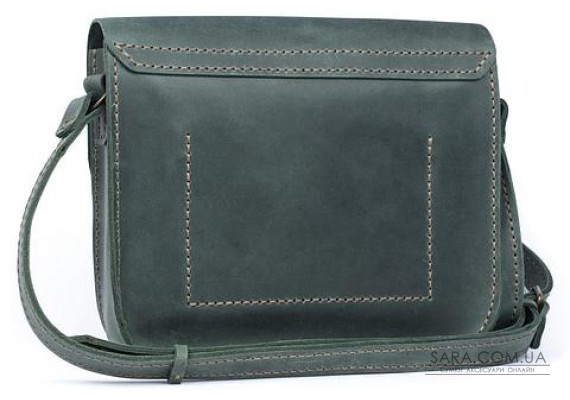 Жіноча сумка з натуральної шкіри Handy Зелена